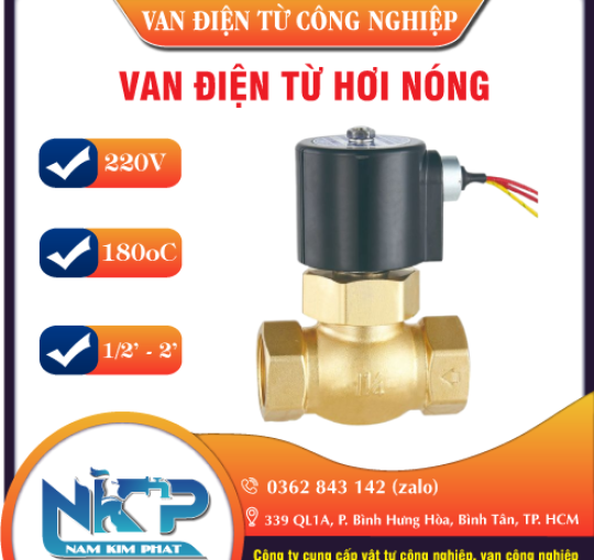 VAN ĐIỆN TỪ HƠI NÓNG 