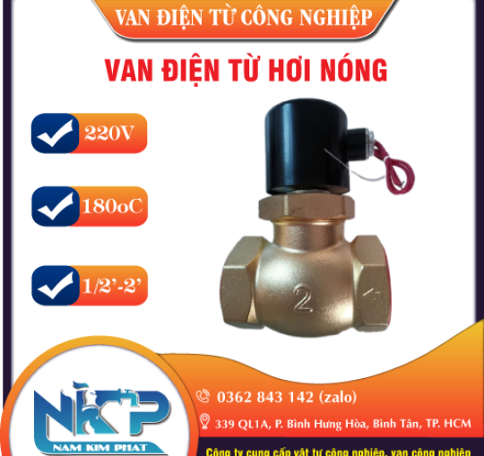 VAN ĐIỆN TỪ HƠI NÓNG
