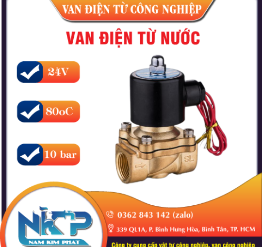 VAN ĐIỆN TỪ NƯỚC 24V