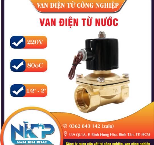 VAN ĐIỆN TỪ NƯỚC 220V
