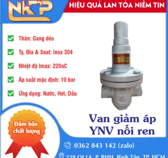 VAN GIẢM ÁP REN YNV