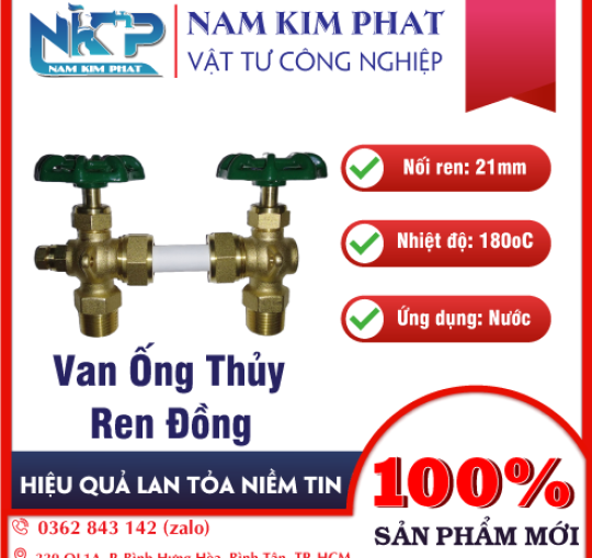 VAN ỐNG THỦY REN ĐỒNG