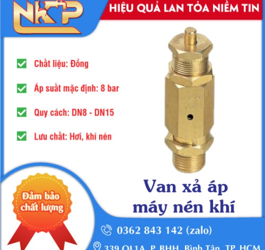 VAN XẢ ÁP MÁY NÉN KHÍ